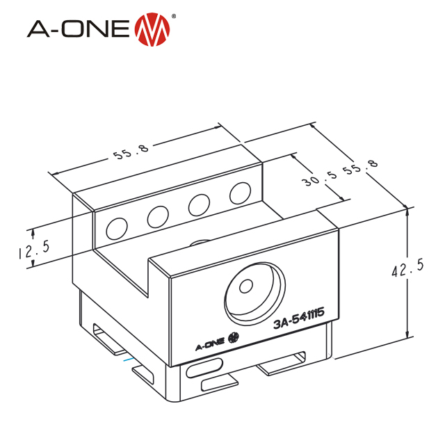 Uni-Holder 3A-540115 (supporto Stleel 3A-530115)