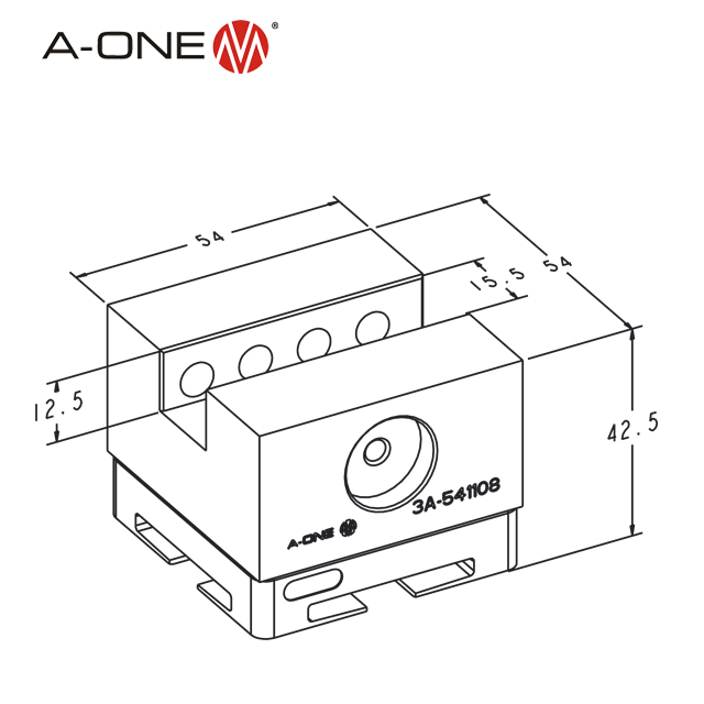 Uni-holder 3A-541108 (supporto Stleel 3A-531108)