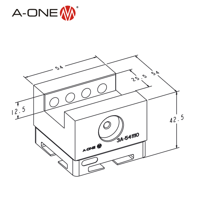 Uni-Holder 3A-541110 (supporto Stleel 3A-531110)