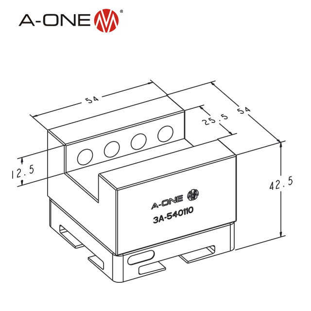 Uni-holder 3A-540110 (supporto Stleel 3A-530110)