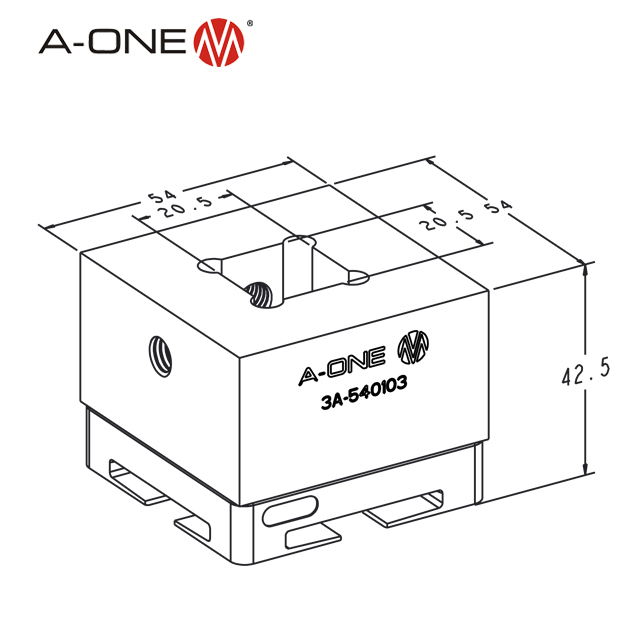 UNIBLANK 3A-540103 (supporto Stleel 3A-530103)