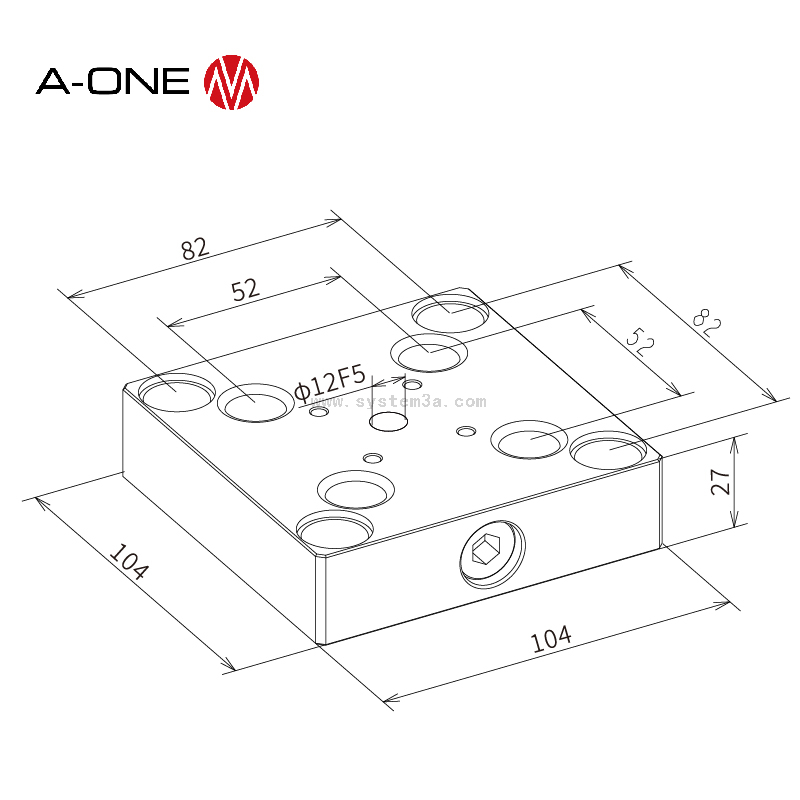 Sistema di bloccaggio rapido Zero Point 3A-110167